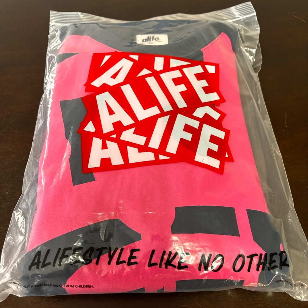 🩷💙 VTG ALIFE X KRINK HOODIE!! XL NEW - DEAD STOCK RARE!!! 💙🩷